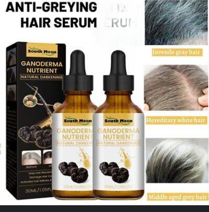 Natural GandoDerma Anti Greying Hair Darkening Serum for your Hair Care Nutrient Natural Darkening
